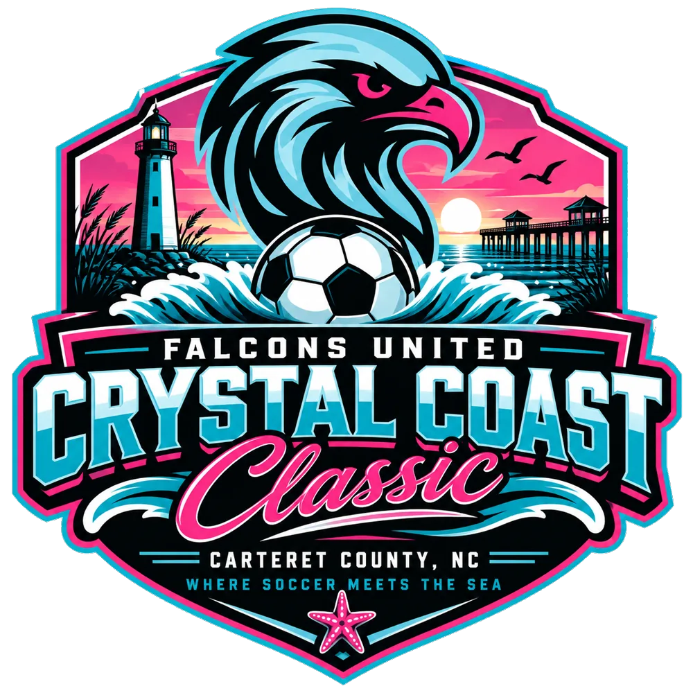 Falcons United Crystal Coast Classic tournament logo